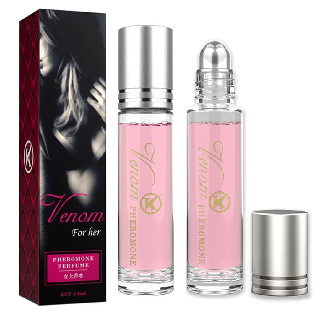 Masatow women pheromone roll-on bottle for on-the-go scent.