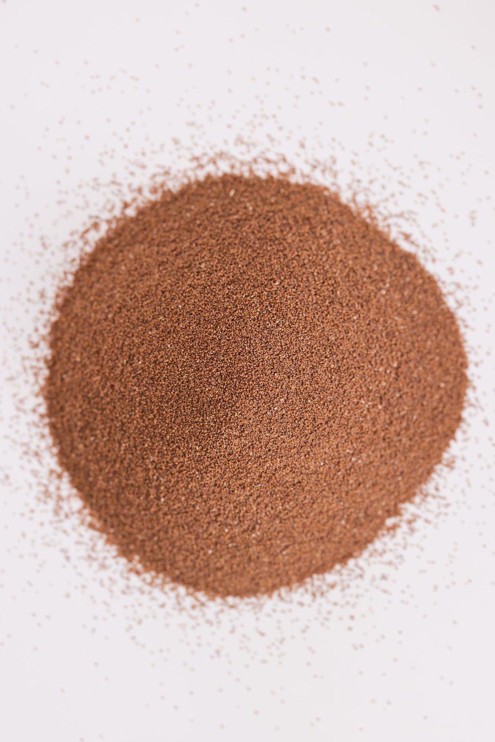 Maskal Teff bag on a kitchen shelf, a versatile gluten-free pantry staple.