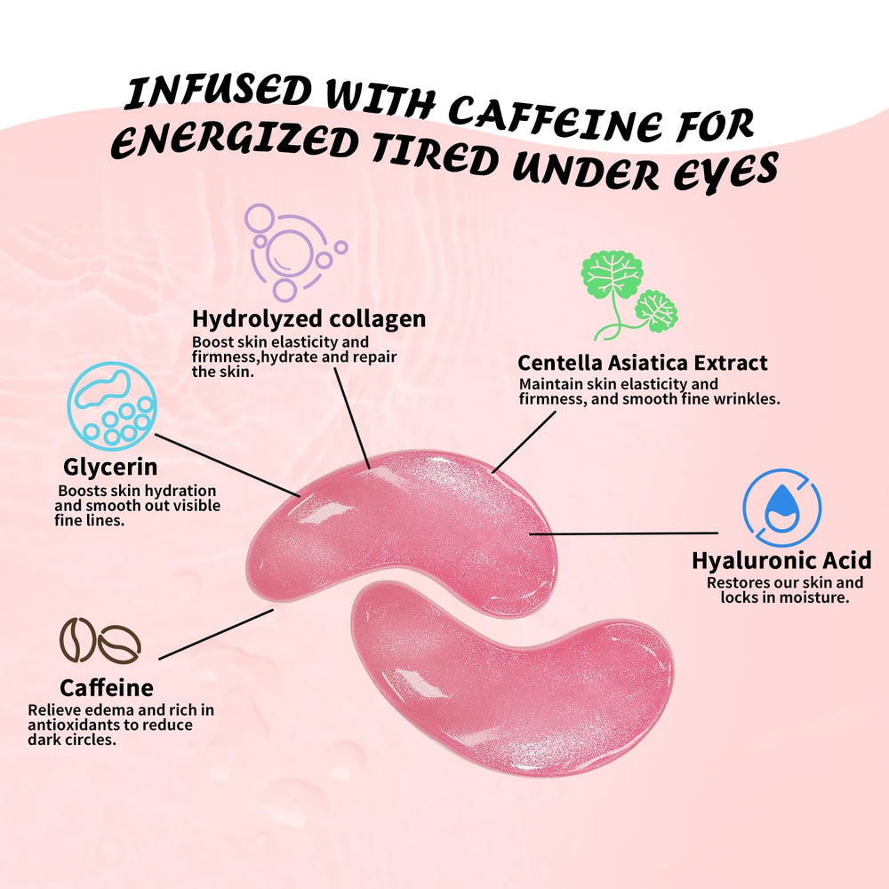 Maskiss hyaluronic acid eye patches with vegan formula for gentle repair.