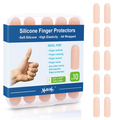 MasterMo Gel Finger Cots front view, discreet protection for fingertips during daily tasks.