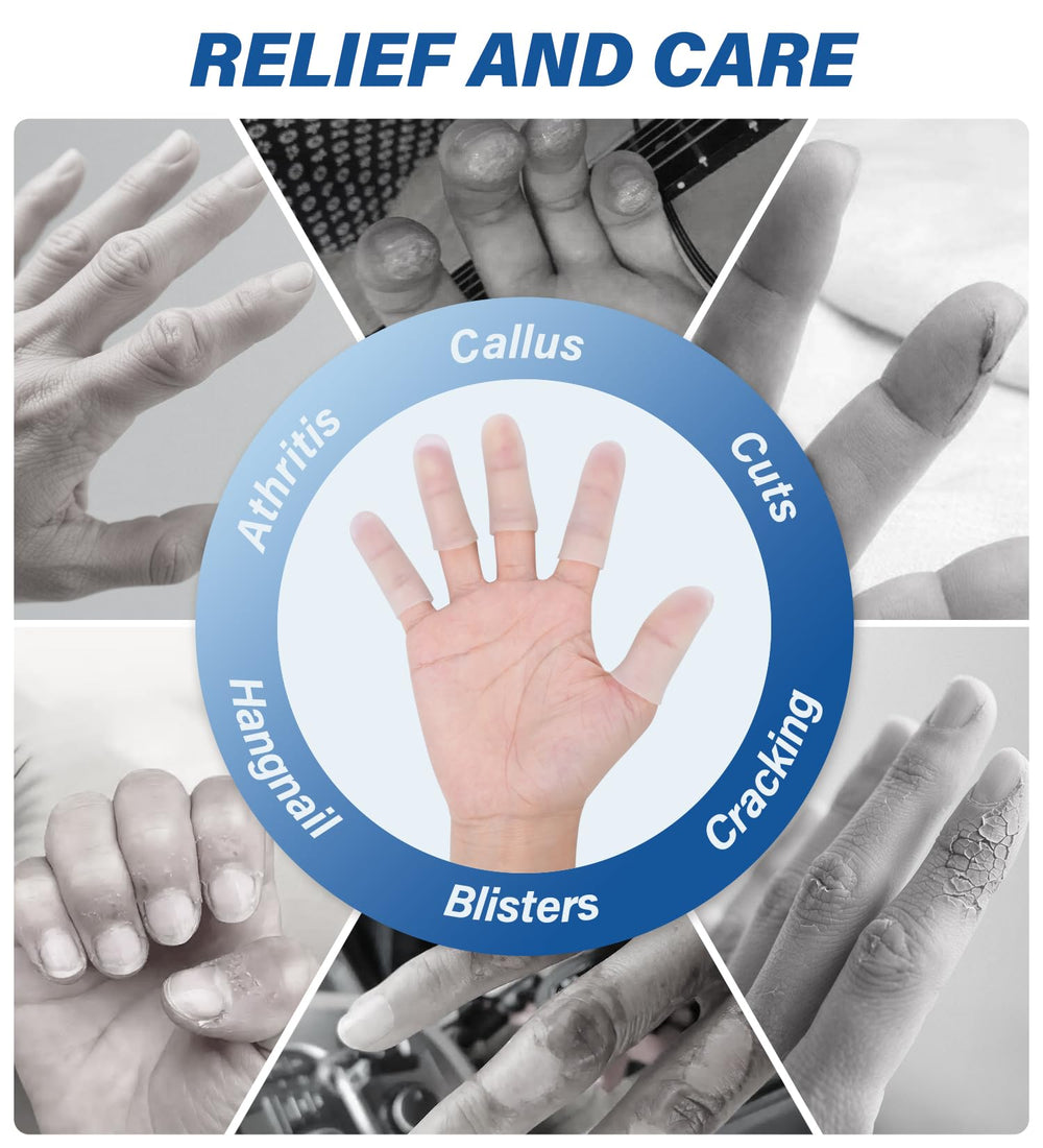 MasterMo protective finger cover during crafting protects nails and reduces friction.