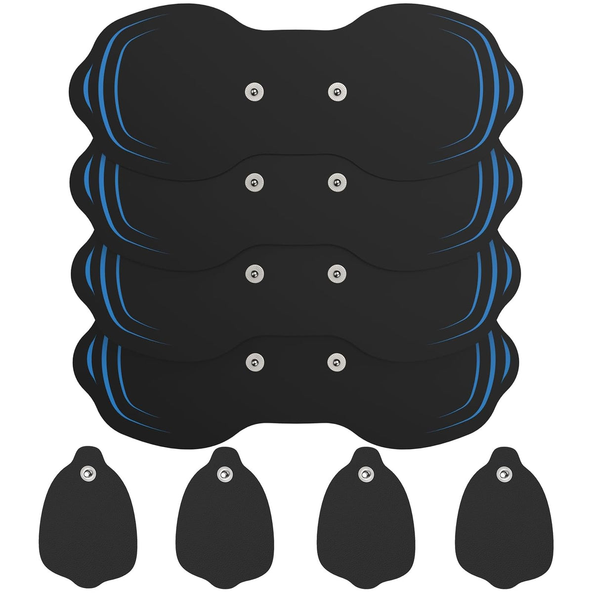 MASTOGO tens pads 4-pack ready for quick replacement and flexible relief.