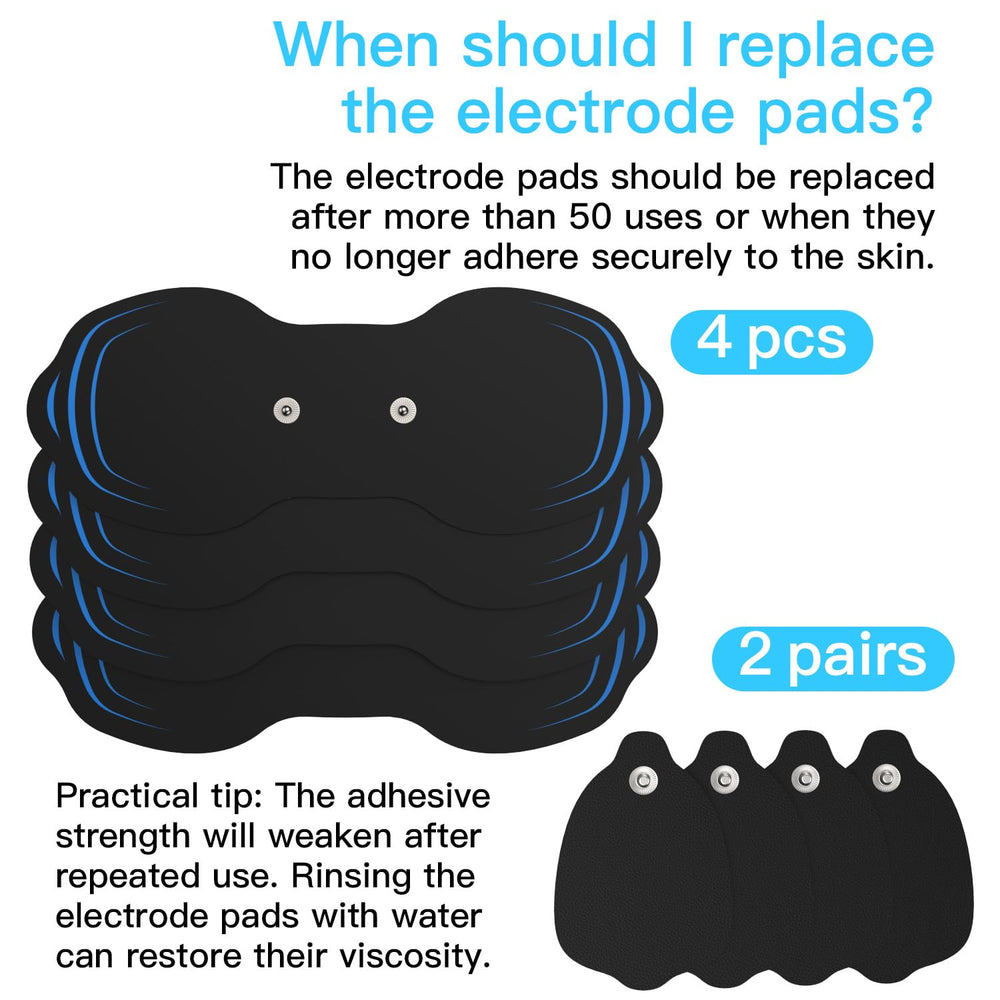 MASTOGO pads compatibility with 023B wireless TENS unit for quick replacement.