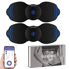 MASTOGO Tens unit front view, compact for discreet at-home relief