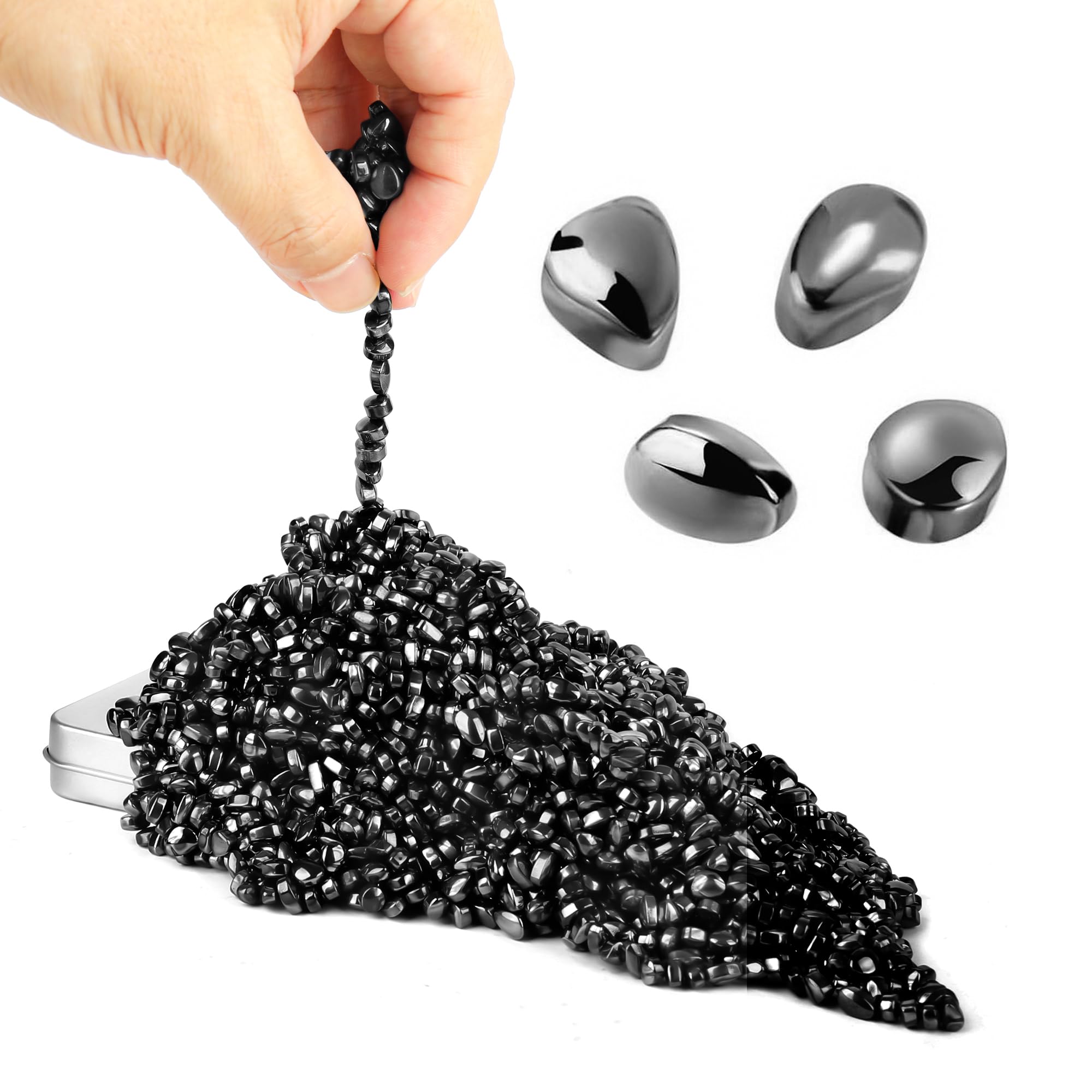 Matassari 1000pcs fidget balls on desk for tactile play and focus.