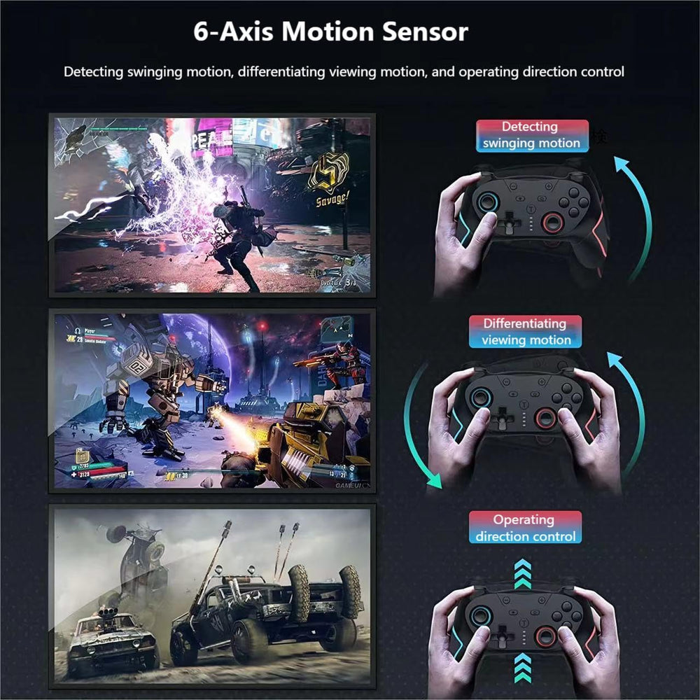 Matbip Switch controller compatible with Switch, OLED, Lite, and PC.