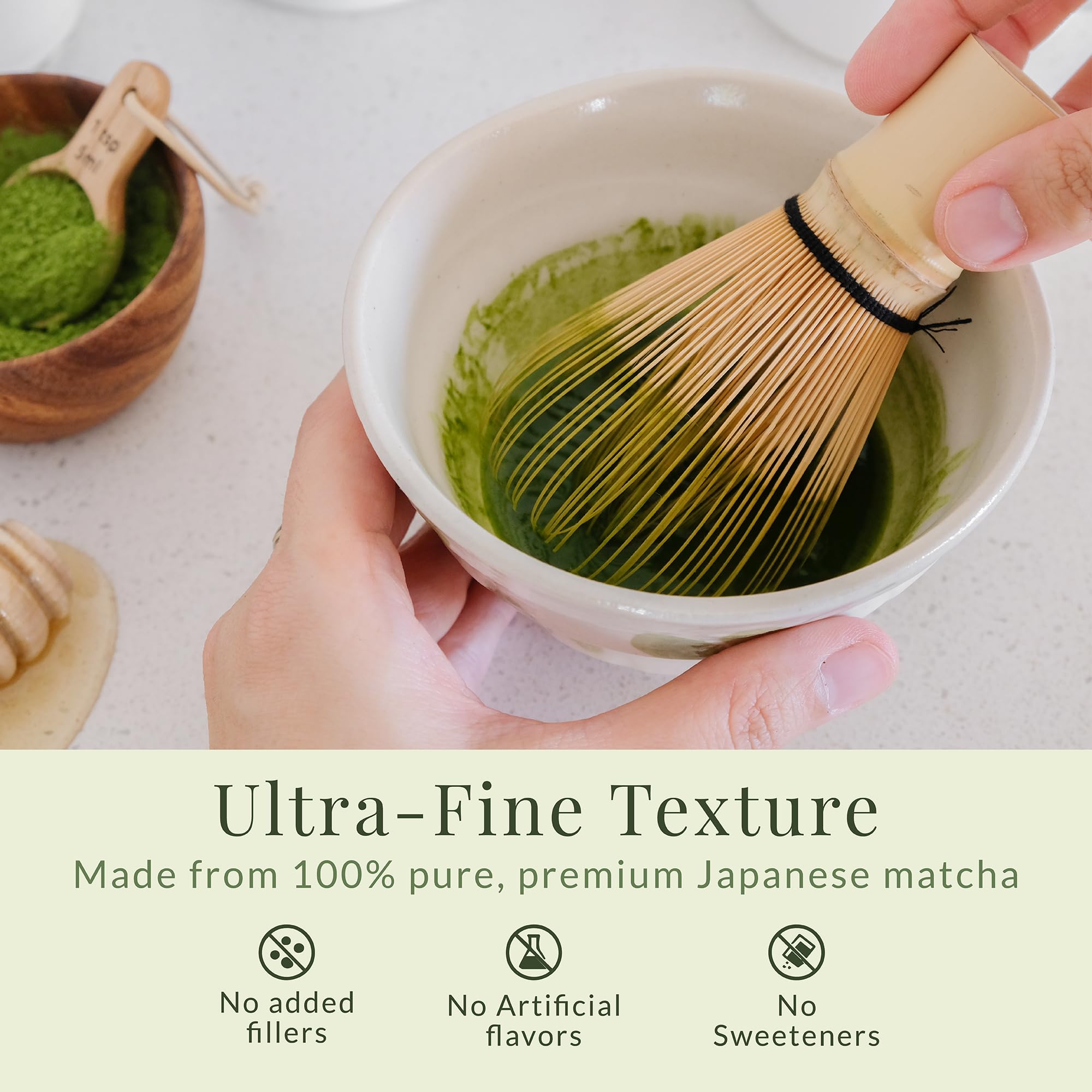 Matcha Sunday baking ingredient, adds color and subtle earthy notes to recipes.