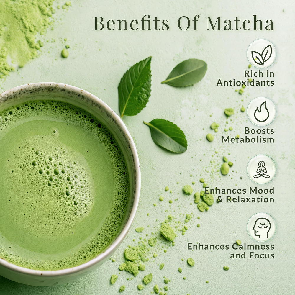 Matcha Sunday storage guidance in a cool, dark place to preserve freshness.