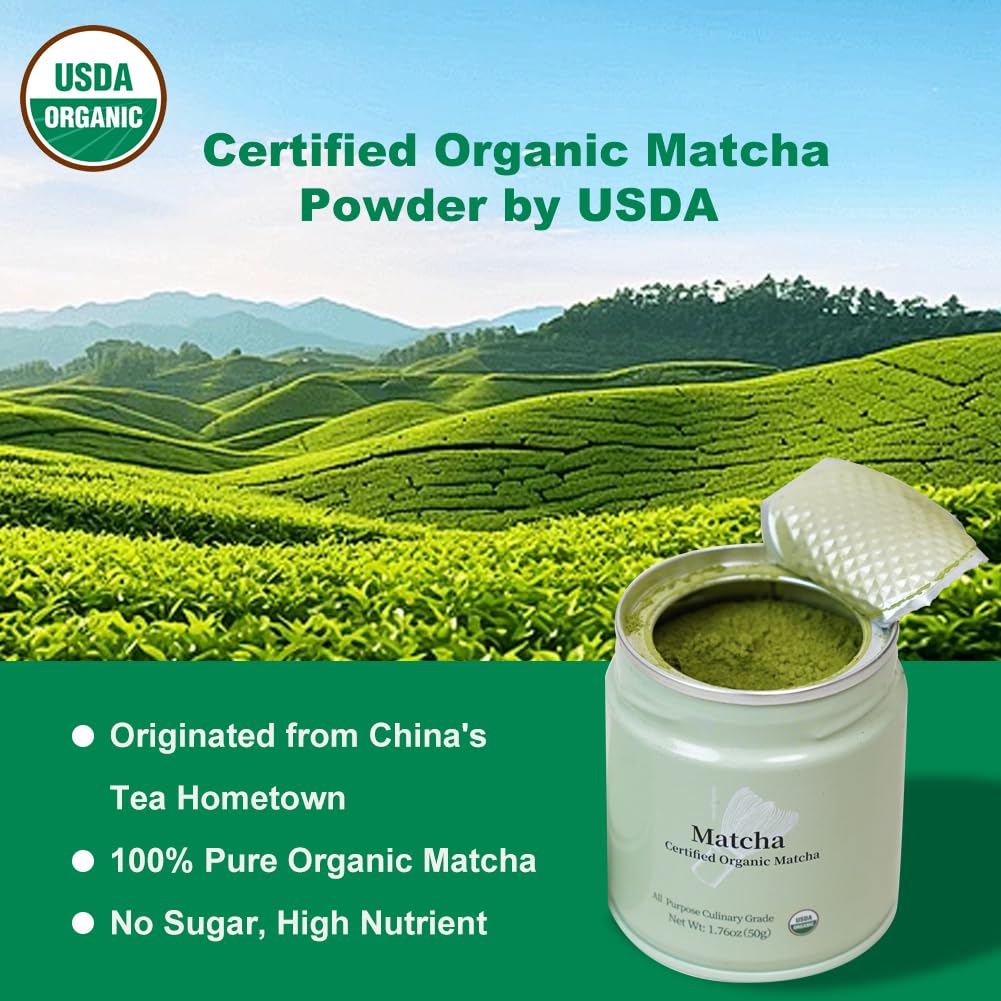 MatchAdmire Matcha Premium First Harvest scoop — easy to measure for recipes