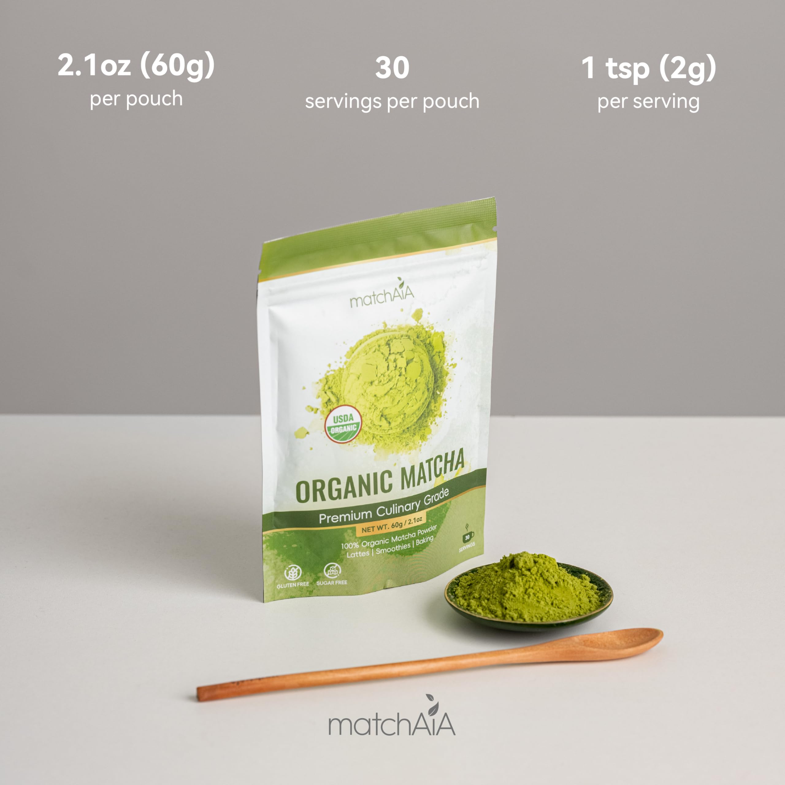 USDA Organic certification label highlights trusted sourcing and quality.