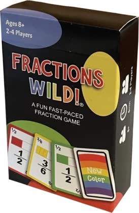 Math Magic Fractions Wild beginner friendly design for 3rd to 6th graders.