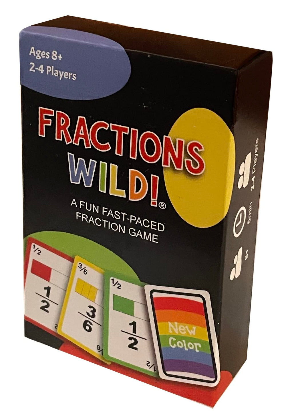 Math Magic Fractions Wild New Colors card introducing fresh challenges.