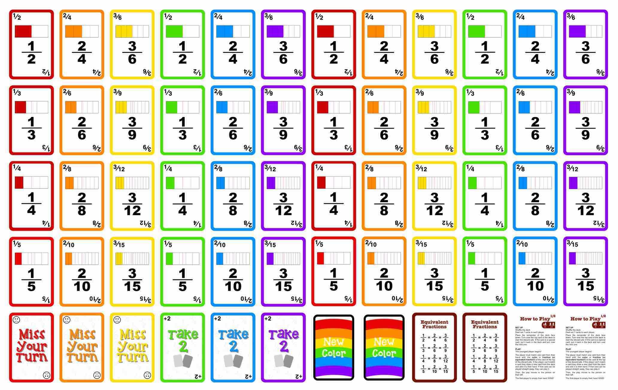 Math Magic Fractions Wild Take 2 card inviting bigger risk reward decisions.