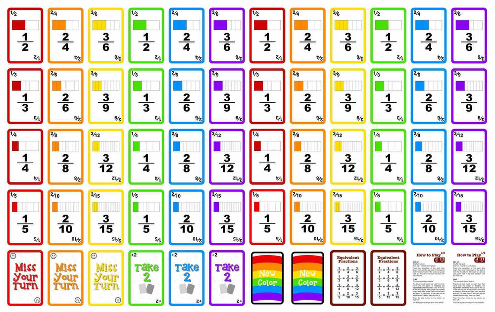 Math Magic Fractions Wild Take 2 card inviting bigger risk reward decisions.