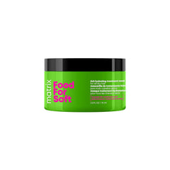 MATRIX Food For Soft Rich Hydrating Mask bottle pour shows moisture action