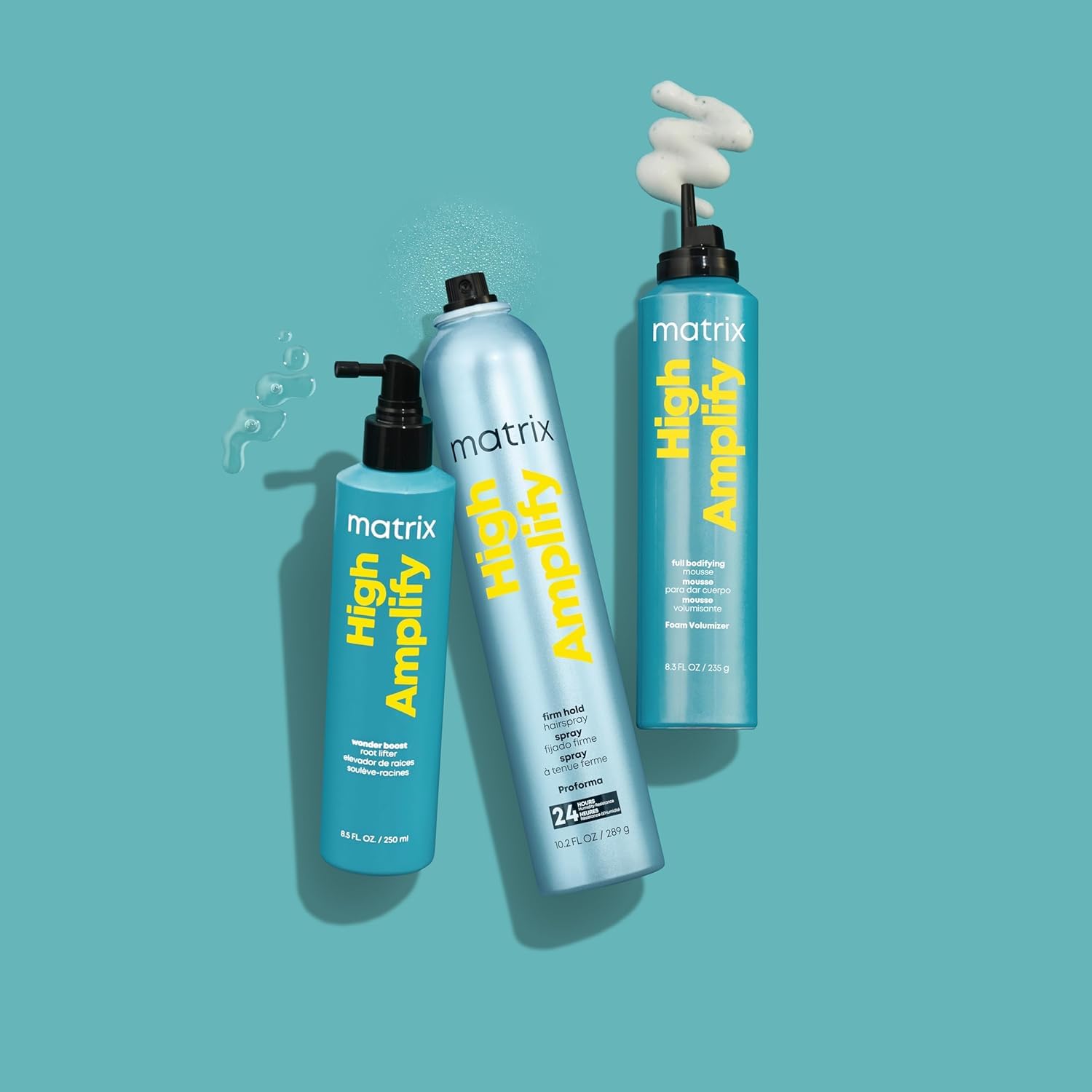 Matrix High Amplify Foam Volumizer suitable for chemically treated hair with moisture