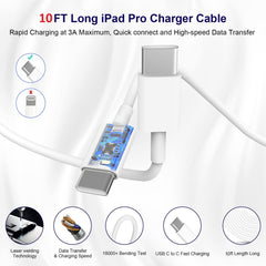 Matsusho 10ft USB-C to USB-C cable extended reach