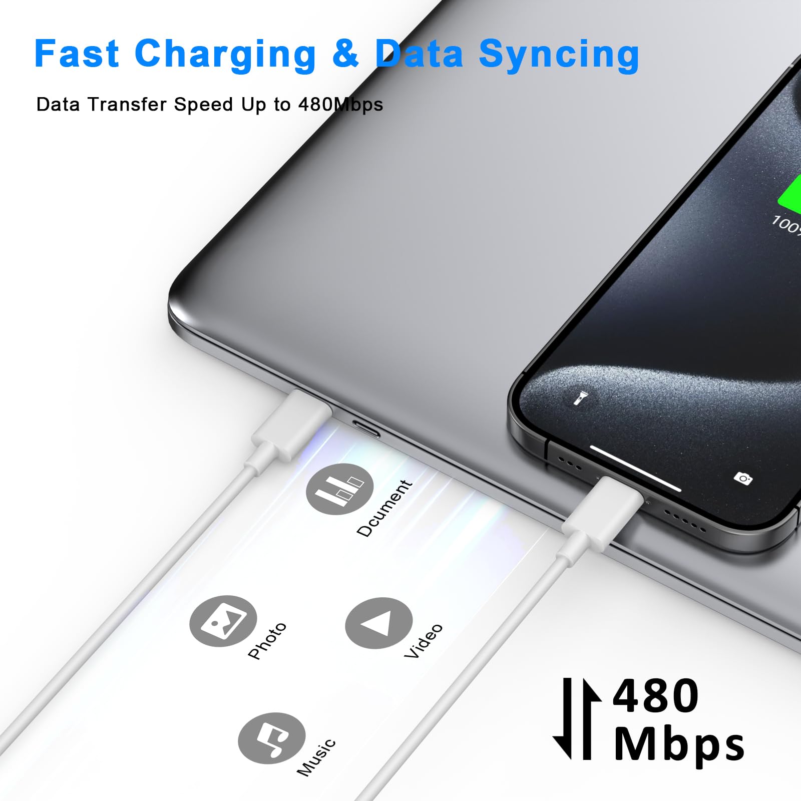 Matsusho charger compatible with iPhone 17 to 15 devices