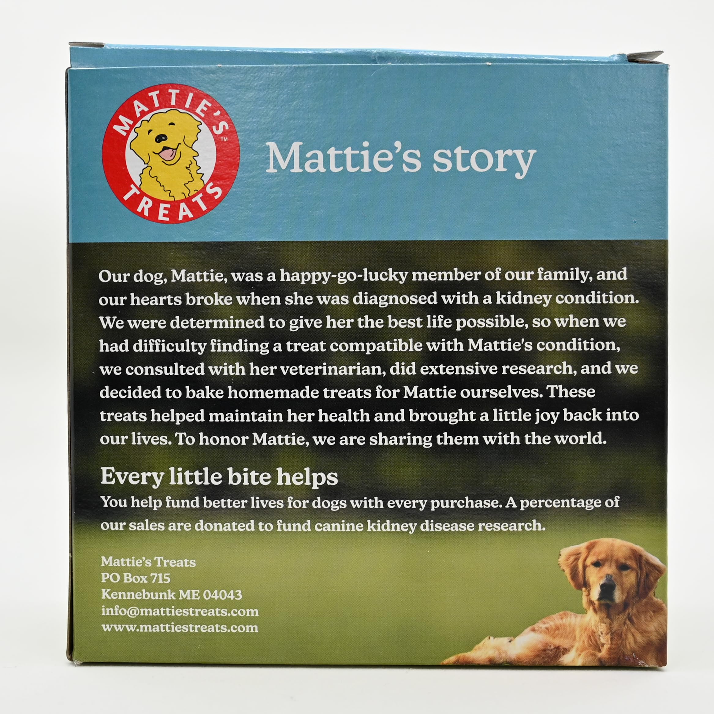 Ingrédients naturels Mattie\'s Treats: citrouille et cannelle pour un goût agréable.