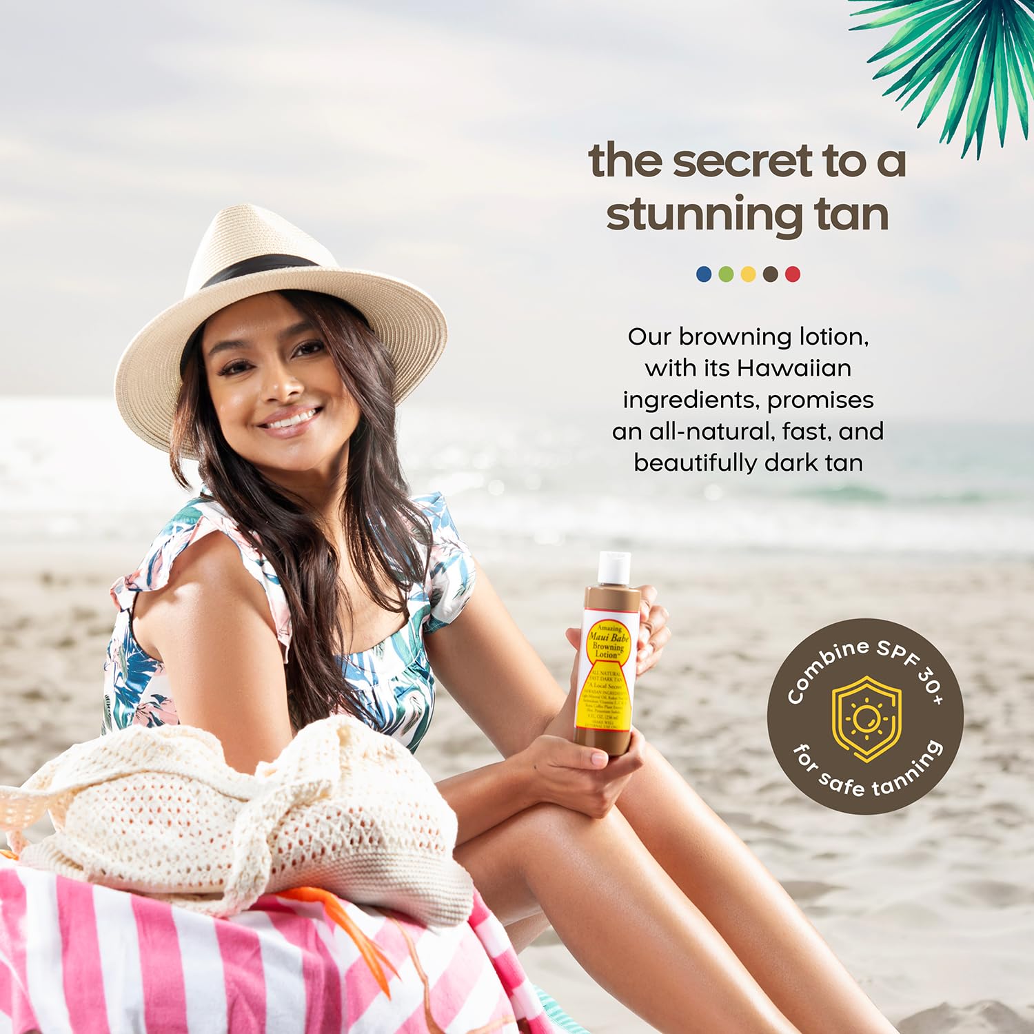 Maui Babe lightweight, fast-absorbing formula delivers quick surface hydration