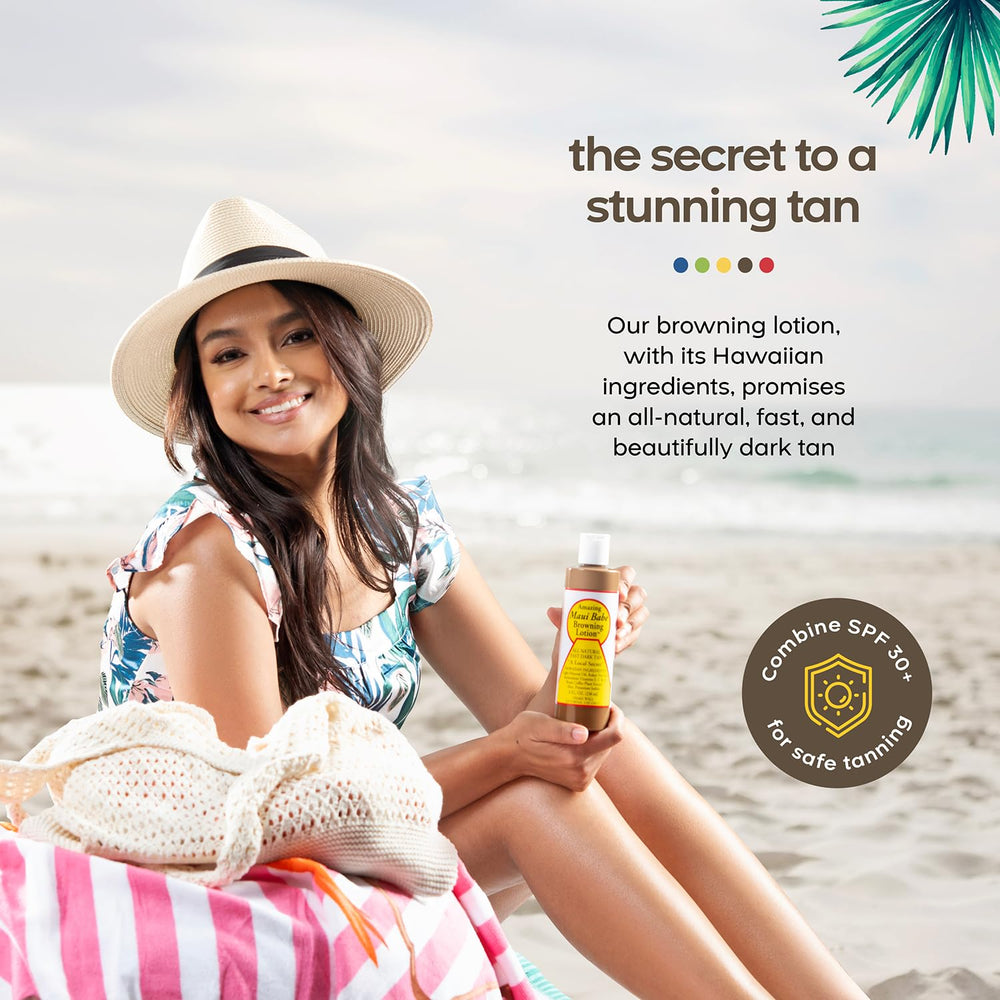Maui Babe lightweight, fast-absorbing formula delivers quick surface hydration