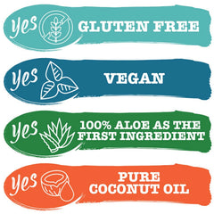 Maui Moisture aloe vera ingredients panel emphasizes nourishing, lightweight conditioning energy.