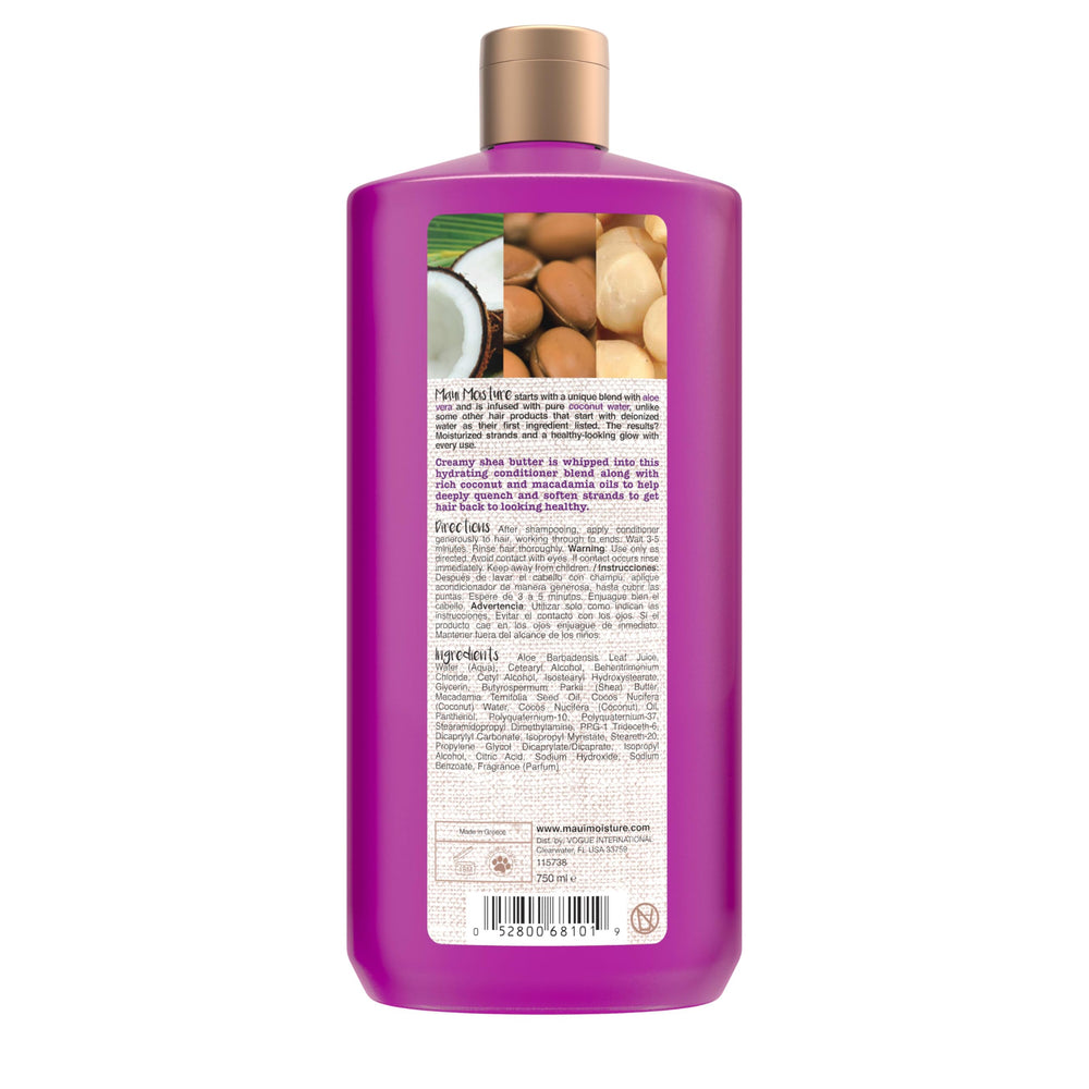 Fresh citrus-melon-shea fragrance enhances daily conditioning routine.