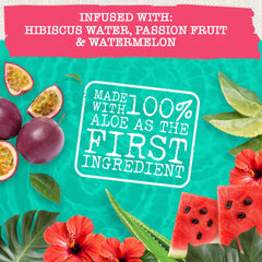 Maui Moisture hibiscus water blend conveys tropical fragrance and hydration benefits.