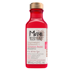 Maui Moisture lightweight hydration hibiscus shampoo bottle showing curl-friendly formula