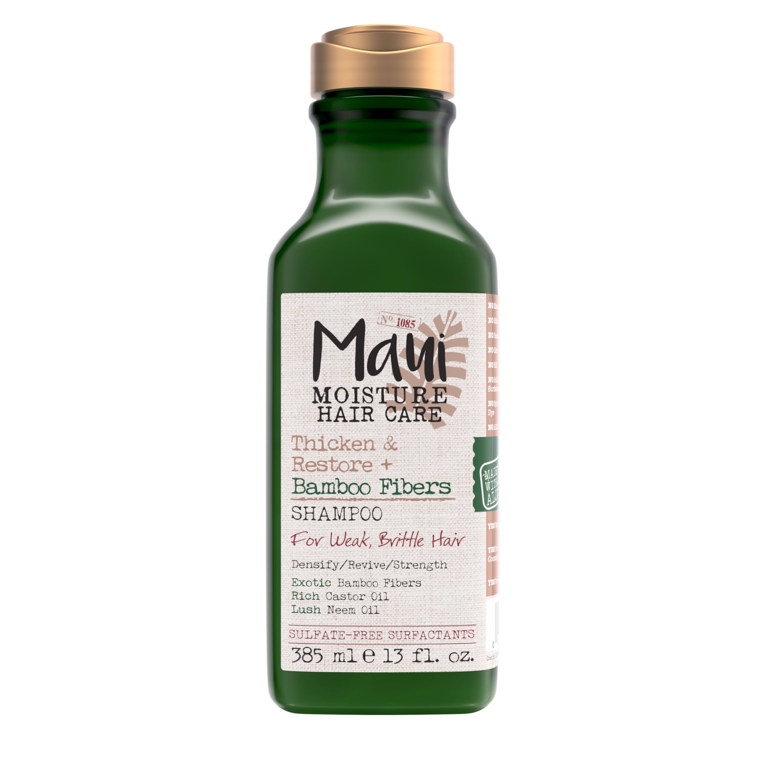 Maui Moisture bottle-front highlighting strength for curls