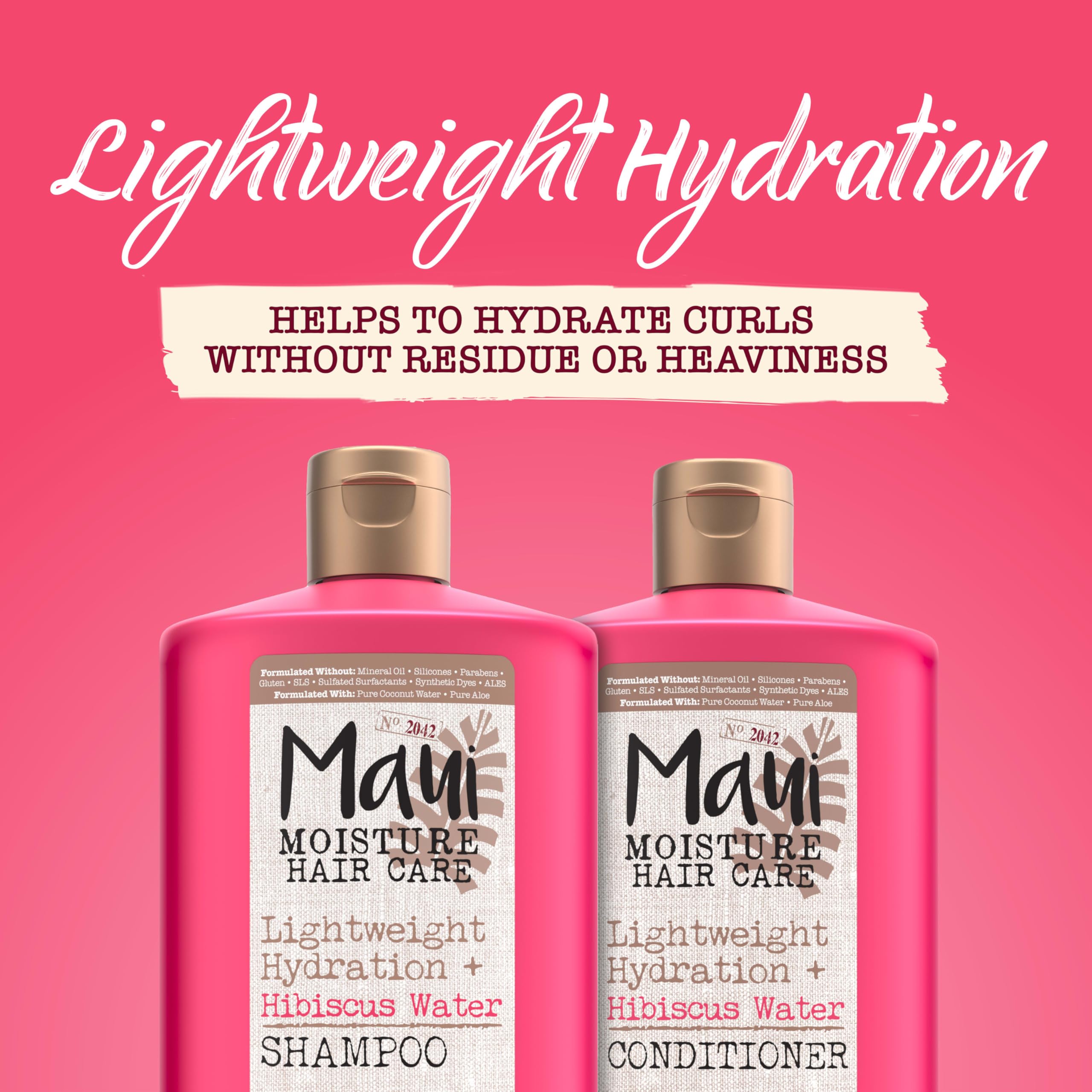 Maui Moisture waves and curls closeup with vibrant, touchable texture