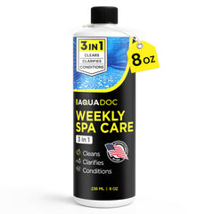 MAV AquaDoc 3in1 weekly care bottle for clean spa water and easy dosing