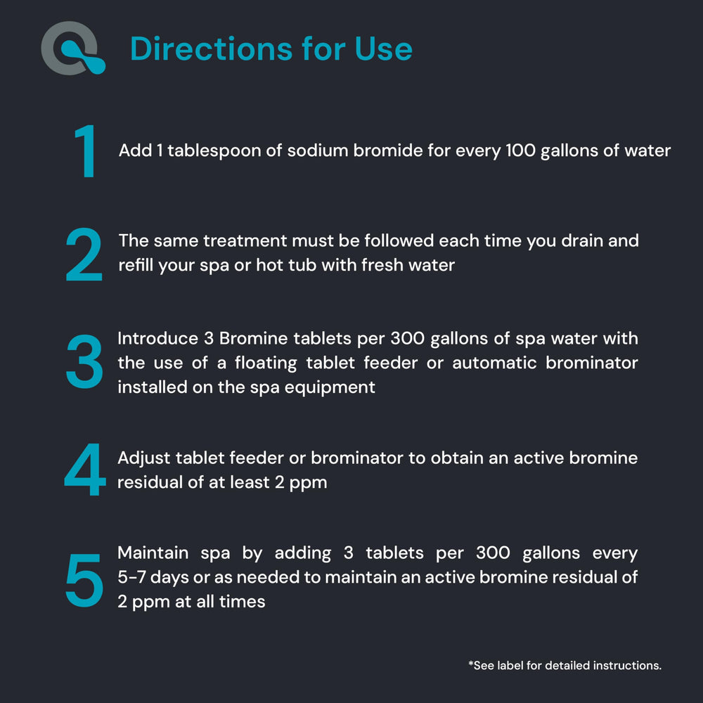 MAV Aquadoc bromine tablets offer odor-friendly disinfection for a relaxed spa session.
