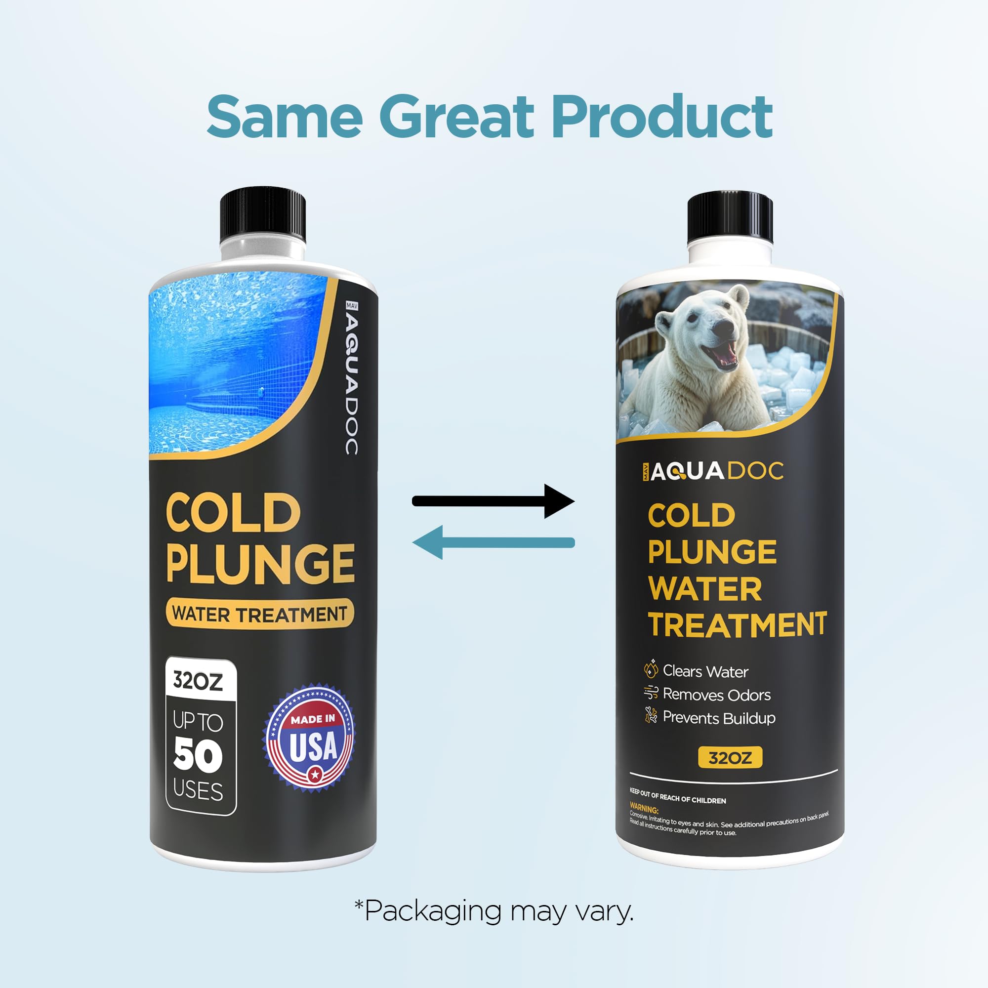 MAV AquaDoc ice bath maintenance helps users enjoy refreshing, balanced water.