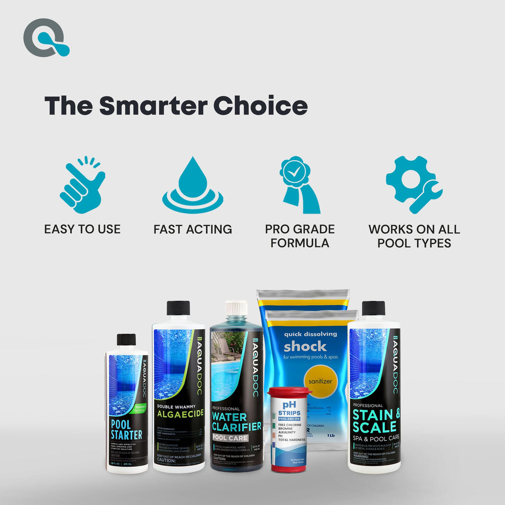 MAV AquaDoc pool shock in action boosting water cleanliness