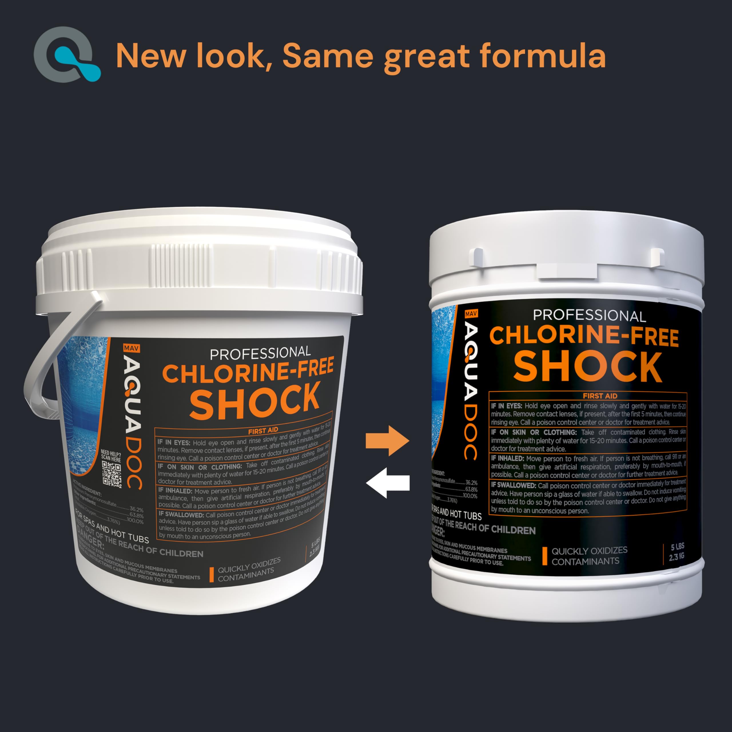 MAV AquaDoc easy-dose spa shock for quick maintenance