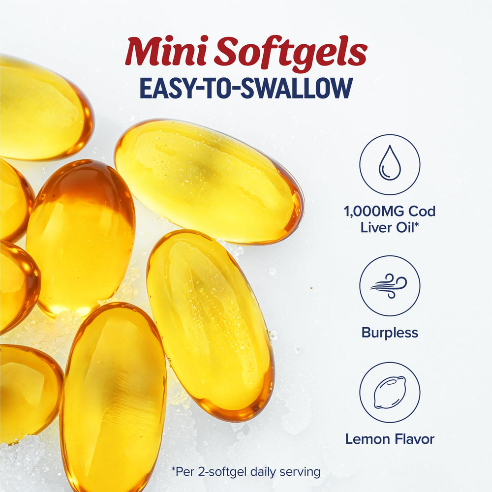 MAV NUTRITION mini softgels demonstrate easy swallowing and lemon flavor.