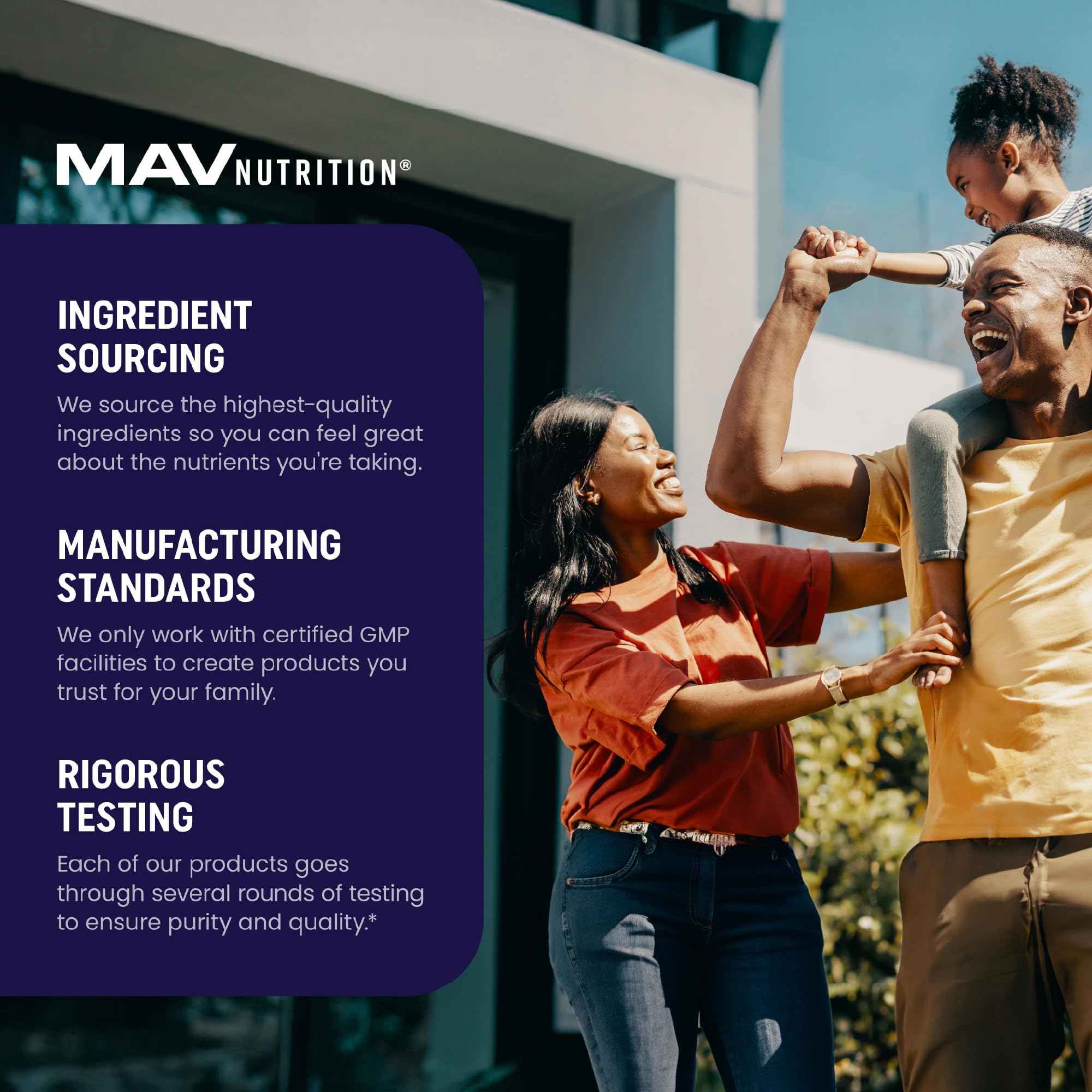 MAV Nutrition gummies shown as part of teen bedtime routine.
