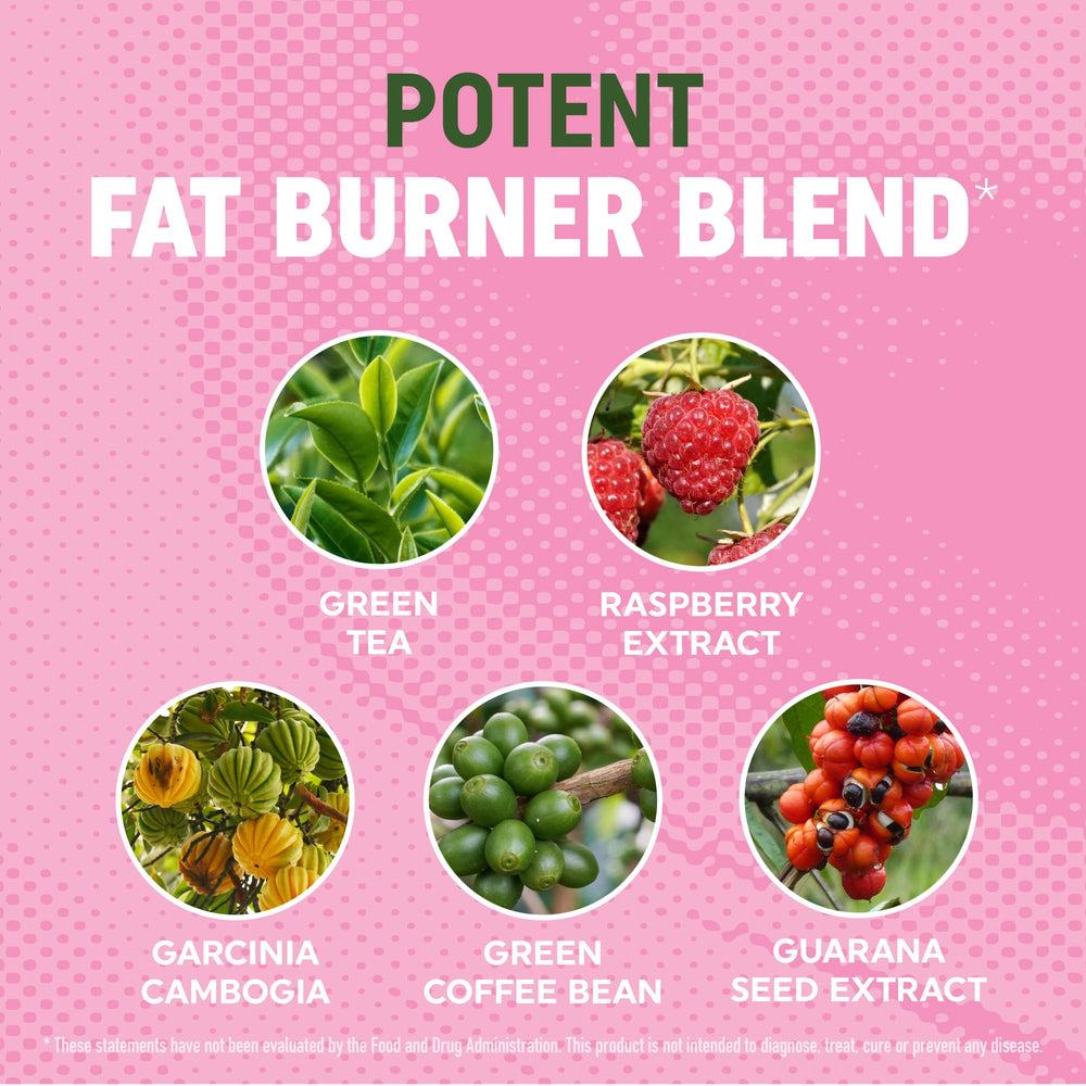MAV Nutrition fat burner gummies with green tea ingredients