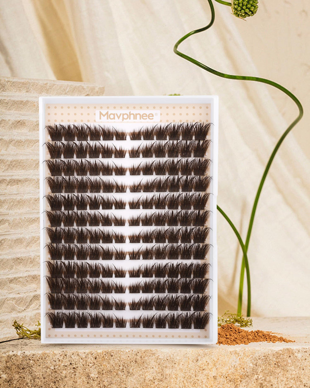 Mavphnee 144pcs lashes pack provides abundant styling options