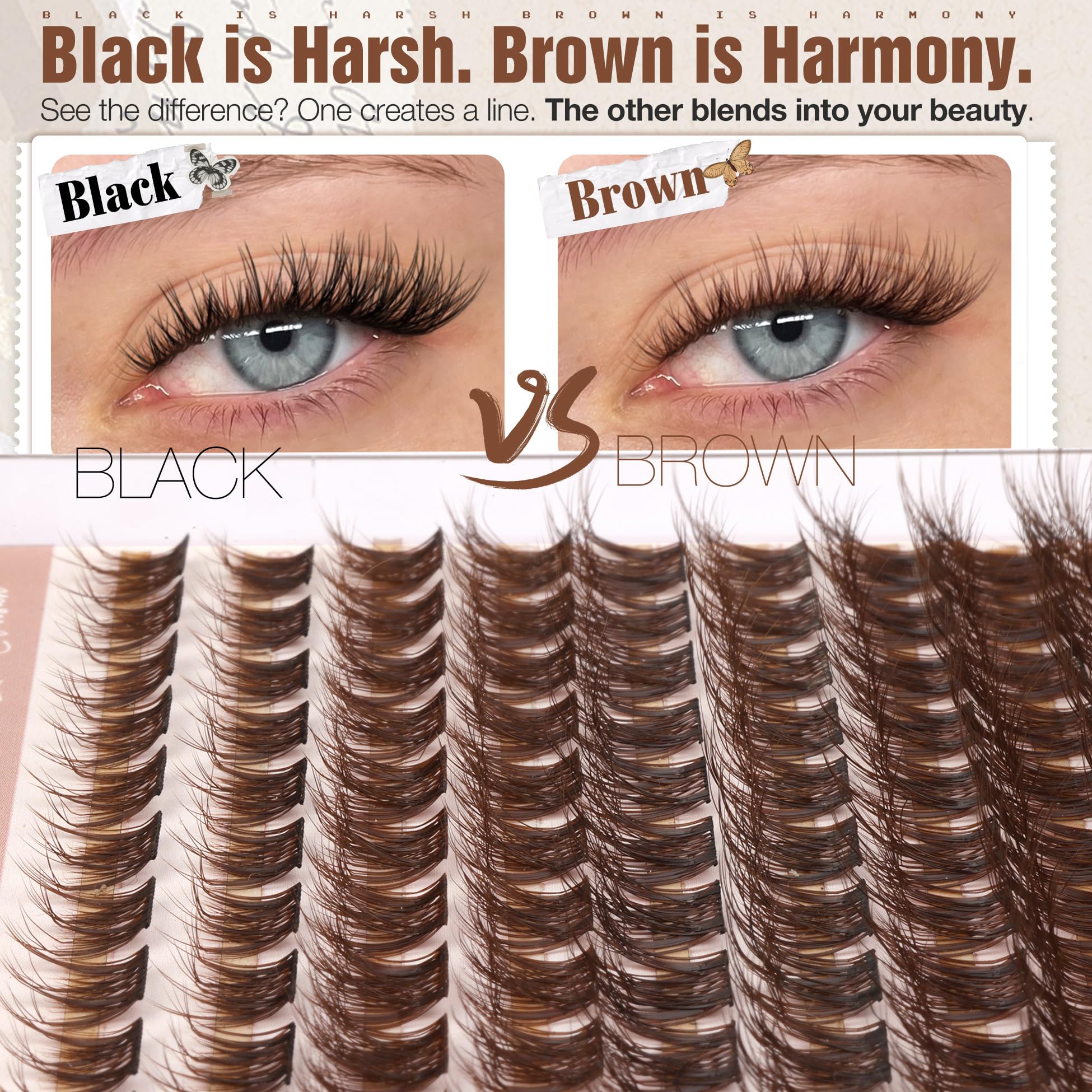 Mavphnee latte makeup compatibility with warm tones and soft shadows.