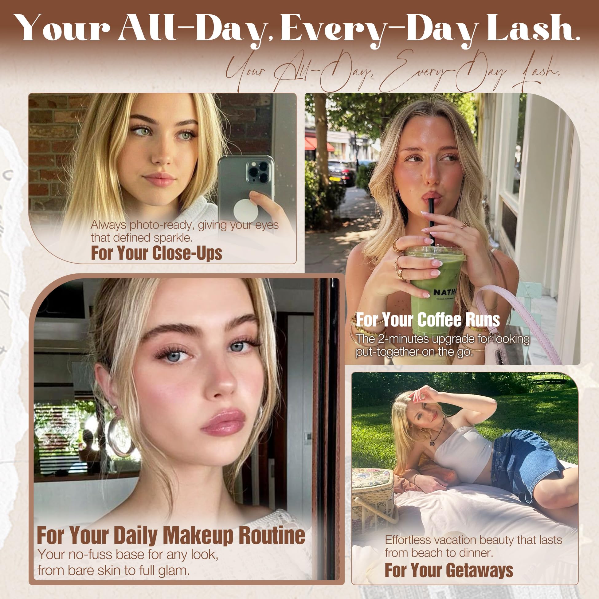 Mavphnee reusable vegan lash clusters for sustainable beauty.