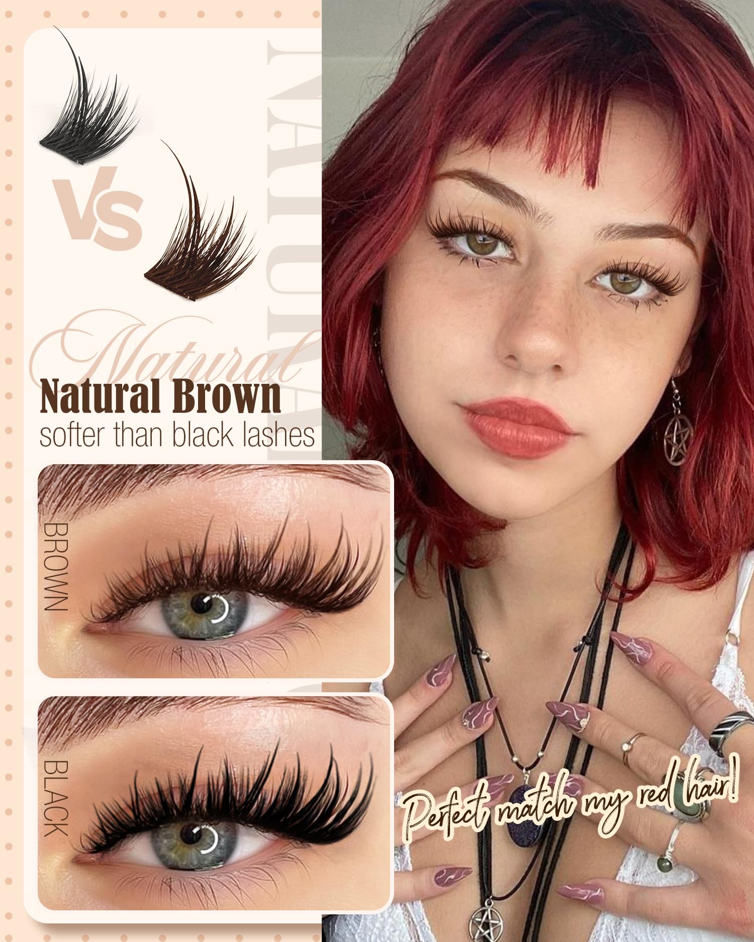Mavphnee CC curl lash clusters hold shape for longer wear