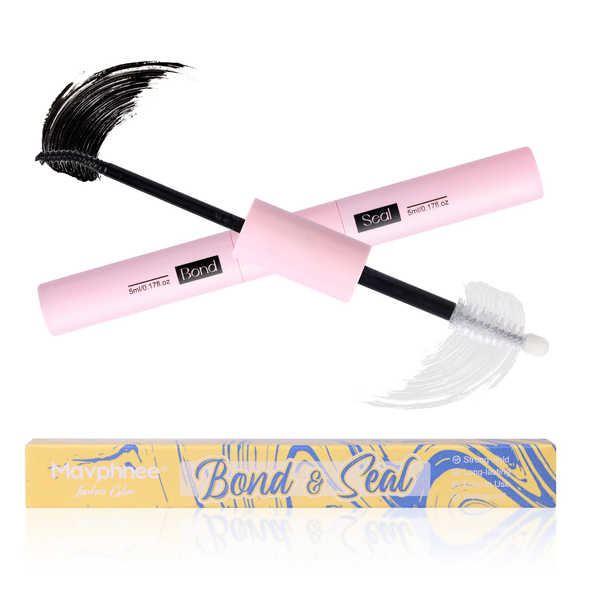Mavphnee DIY lash extension glue enables easy at-home styling.