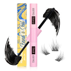 Mavphnee Lash Bond bottle showing the 2-in-1 adhesive for easy lash setup.