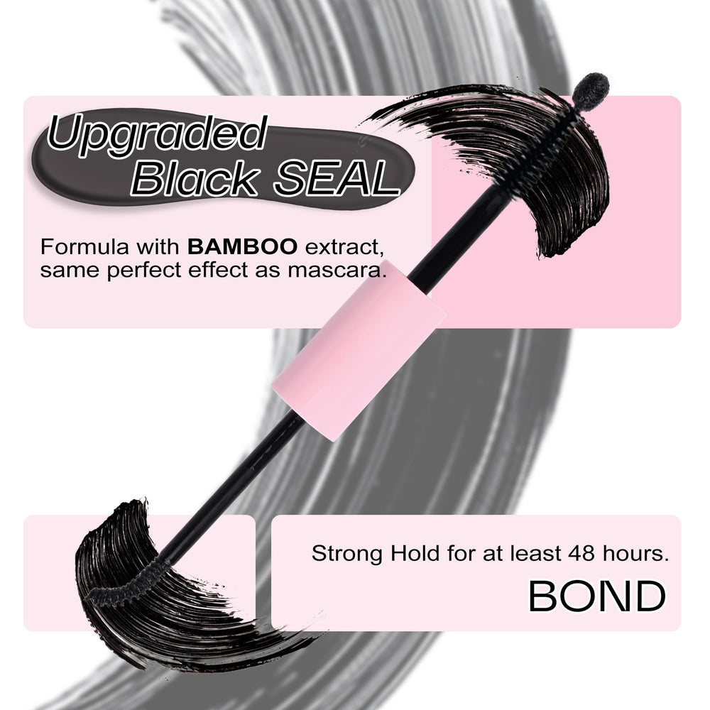 Mavphnee Lash Bond brush with a 30-degree spiral for precise application.