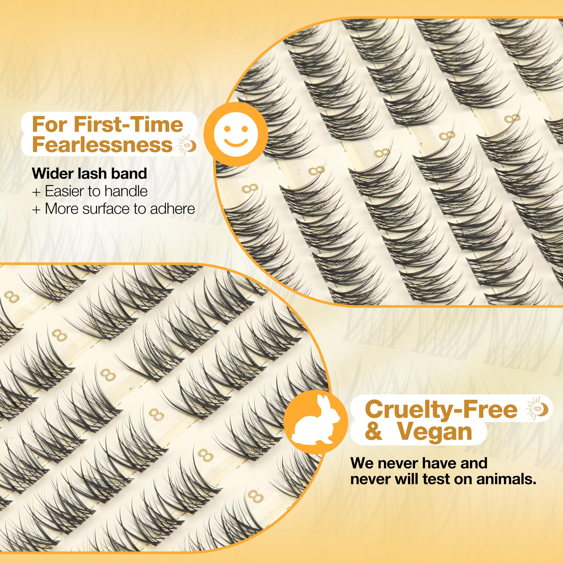 Mavphnee vegan faux mink fiber provides feather-light fluff.