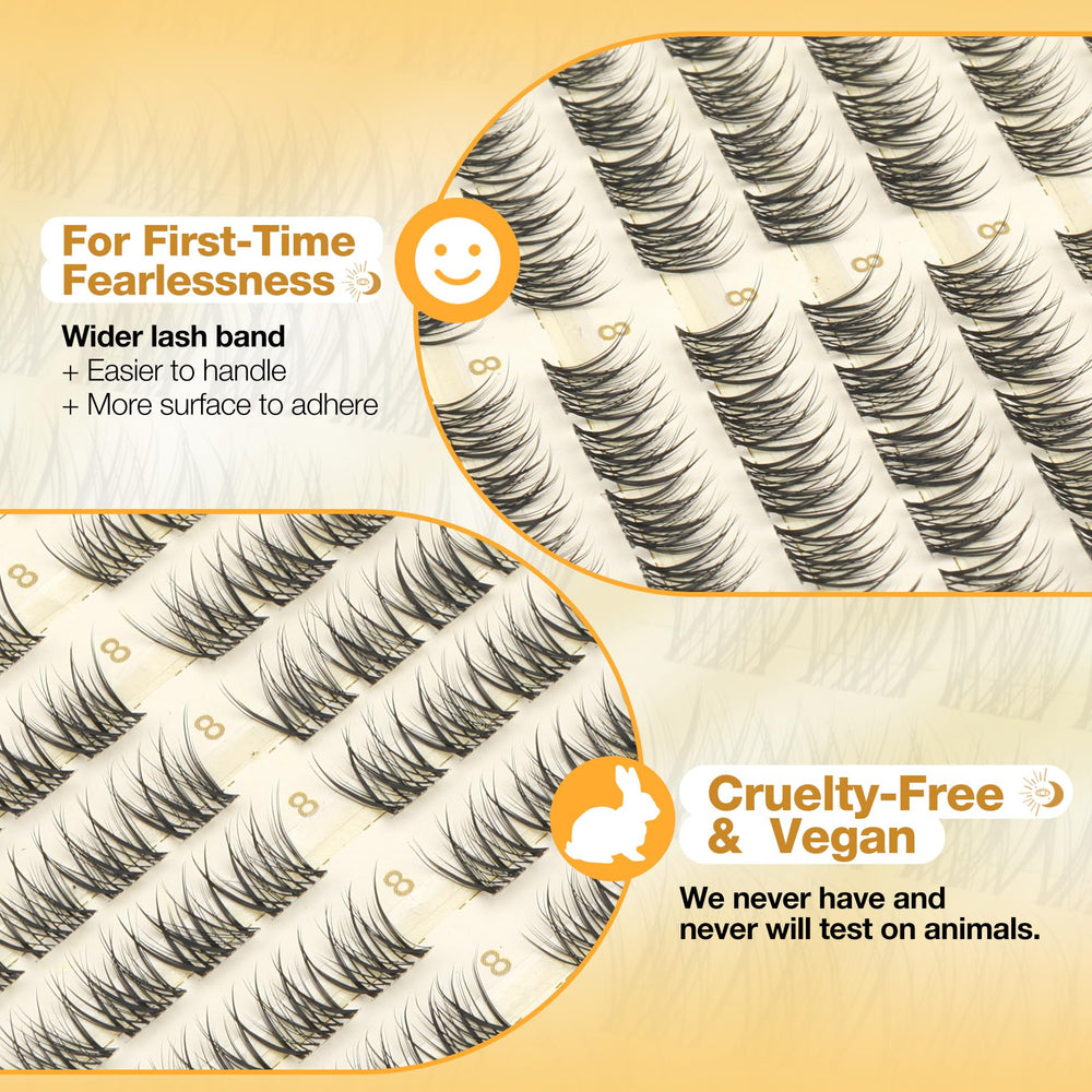 Mavphnee vegan faux mink fiber provides feather-light fluff.