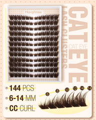 Mavphnee wispy fairy spikes lashes with soft, dimensional finish