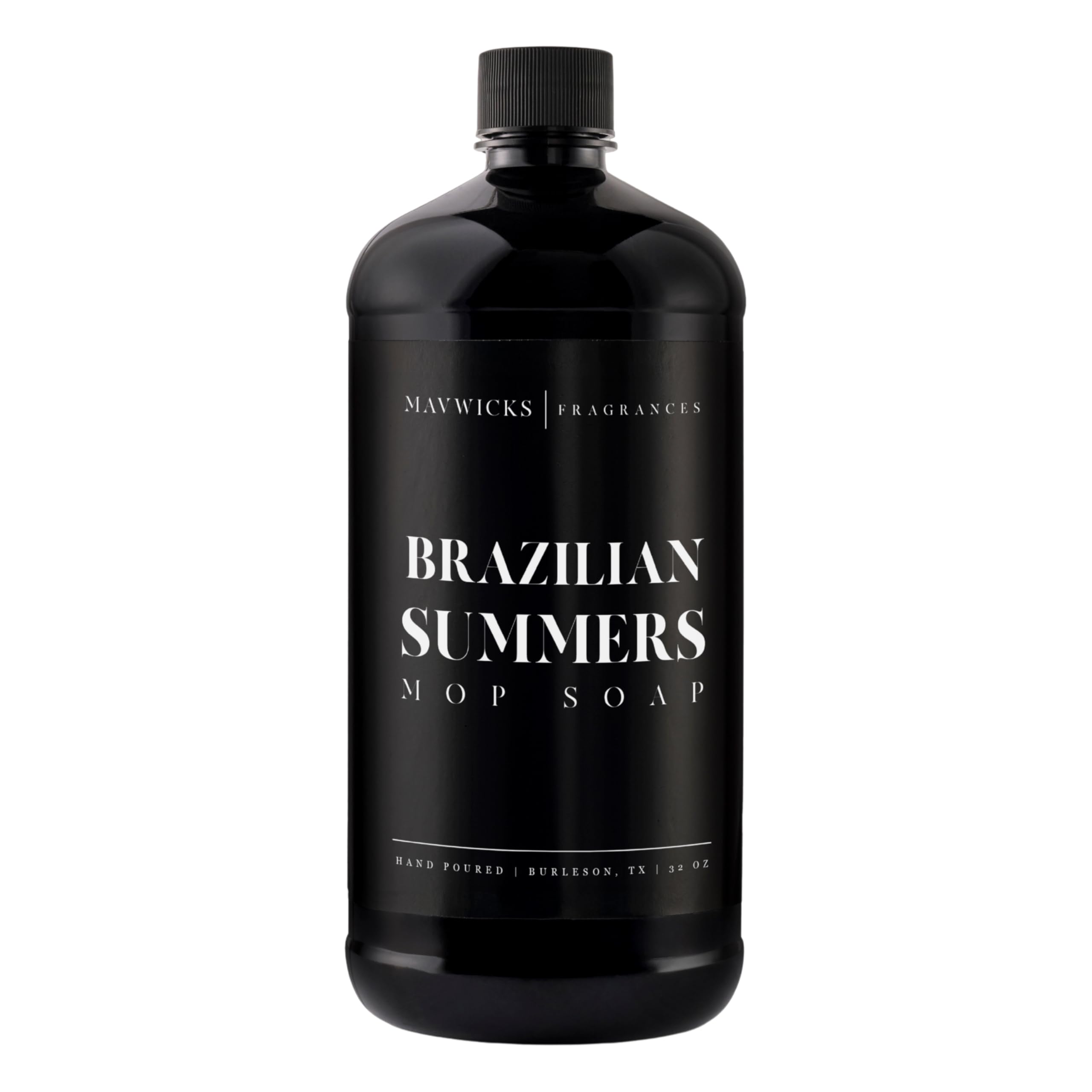 Mavwicks Brazilian Summers mop soap 32oz bottle for gentle, multi-surface cleaning